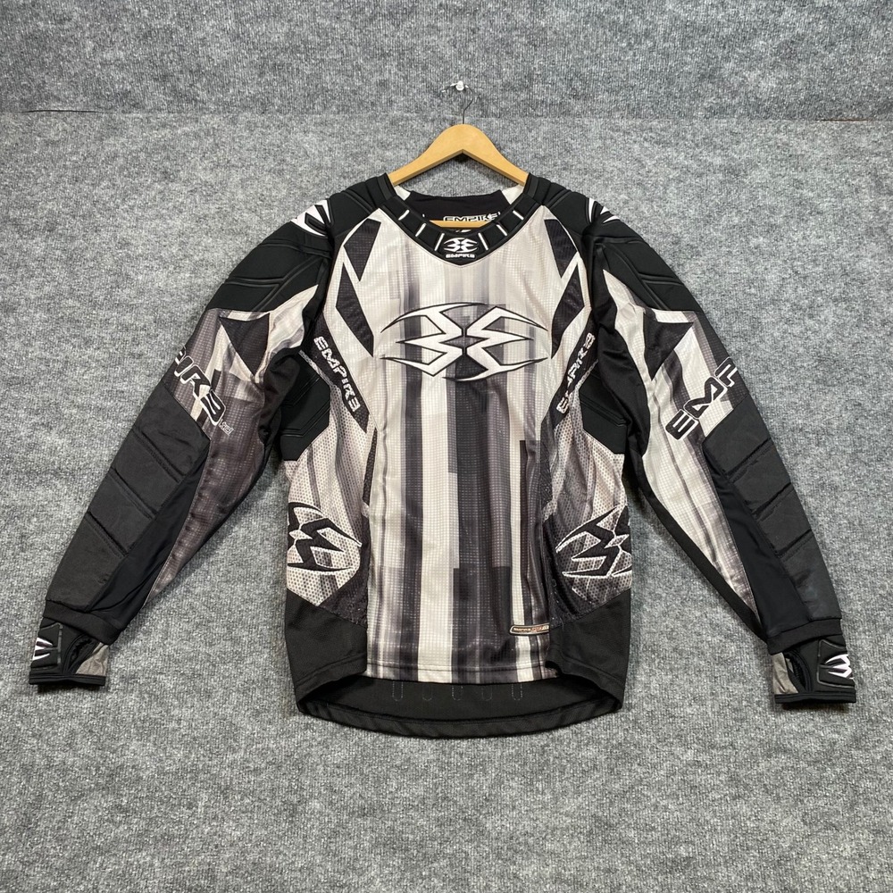 Empire LTD Limited Edition Paintball‎ Jersey Mens Small Padded Mesh Gray Black